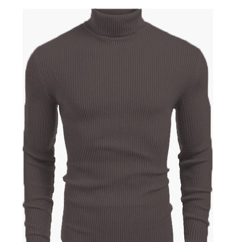 Charcoal Grey Hi-Neck